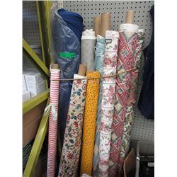 11 Partial rolls of new fabric