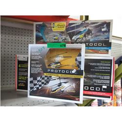 3 R/C helicopters - store returns