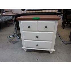 Wood bedside table - used