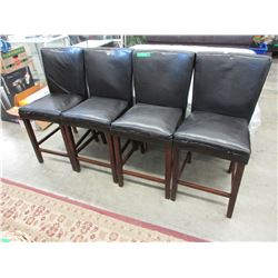 4 Counter height chairs - 24" tall