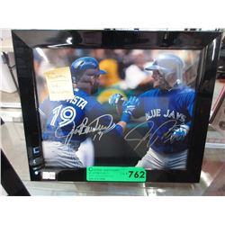 Autographed Bautista/Donaldson photograph