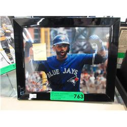 Autographed Jose Bautista photograph