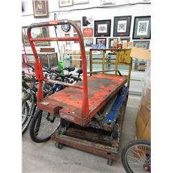 4 Industrial rolling trolleys - used