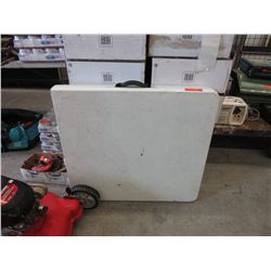 Resin folding table - used