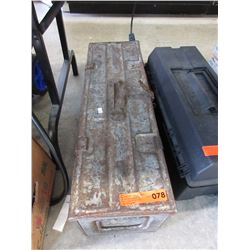Vintage metal ammo box