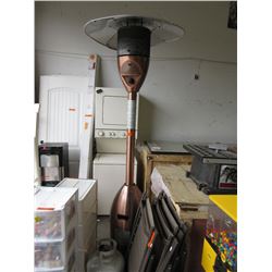 Propane patio heater with tank - used