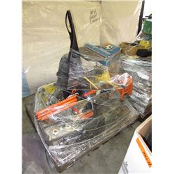 Skid of used tools