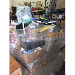 Skid of storage locker goods