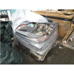 Skid of used electronics