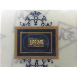 2 x .9999 Fine Gold Certified Bullion Bars
