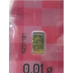 2 x .995 Fine Gold Turkish Mint Bars