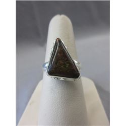 Canadian Free Form Ammolite Ring