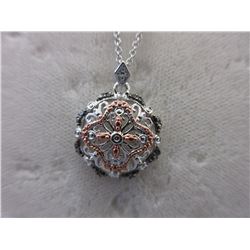 Tri-Colour Filigree Necklace