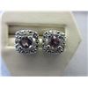 Image 1 : New Diamond & Purple Amethyst Earrings