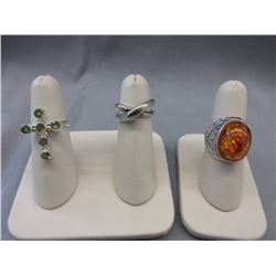 Estate lot of 3 rings