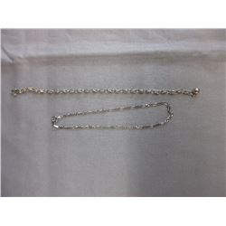 2 x .925 Sterling Silver Bracelets