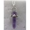 Image 1 : Necklace set with Amethyst Healing Amulet