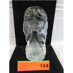 Vintage - Viking glass Angel statue