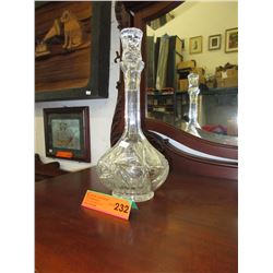 Pinwheel crystal decanter