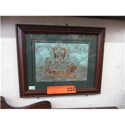 "St Brendan / Bantry Boat" copper art picture