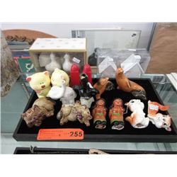9 Salt & Pepper shaker sets - some vintage