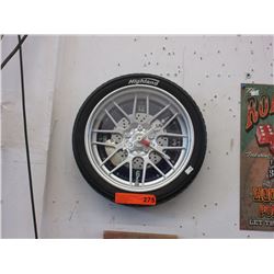 "Highland" tire clock