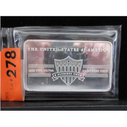 10 Troy Oz. US Mint .999 Fine Silver Bar