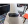 Image 1 : Men's Titanium CZ ring - size 11