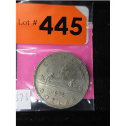 1936 Canadian Silver Dollar Coin