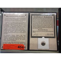 Roman Bronze Coin of the Constantine Dynasty