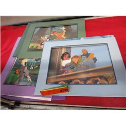 3 Exclusive Disney Lithographs - 1997