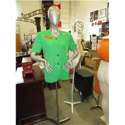 Female torso mannequin on stand - used