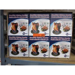 36 Non-stick chicken roasters - new