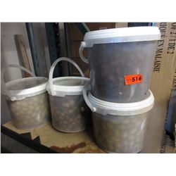Large quantity of olives
