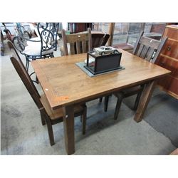 Condo size dining table with 3 chairs - used