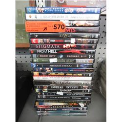 24 DVD movies - used