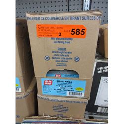 2 Cases of 2-1/2" siding nails