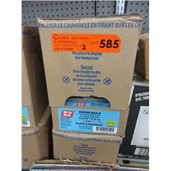 2 Cases of 2-1/2" siding nails