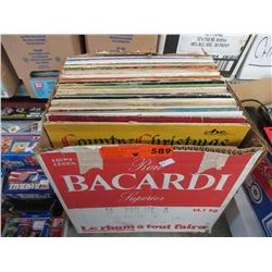 40 Vintage LP records