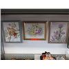 Image 1 : 3 Hand painted tiles