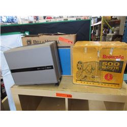 2 Vintage movie projectors