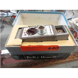 Vintage Bell & Howell movie camera