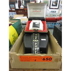 Vintage cordless razor & putting game