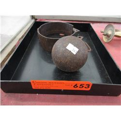 Iron ball & leg shackle