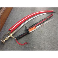 2 Replica swords with sheaths