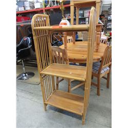 3 Tier bamboo shelf - used