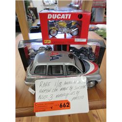 4 Scale model vehicles