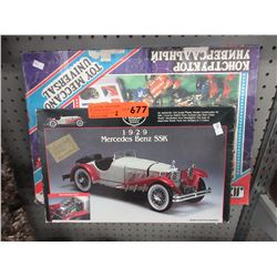 Russian Meccano set & Mercedes model