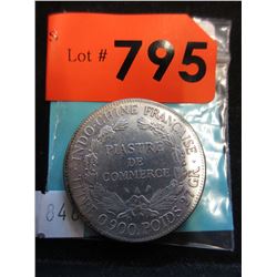 1908 French Indo-China Piastre