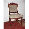 Image 3 : Eastlake Victorian Parlor Chair, nice covering, caster on front legs.